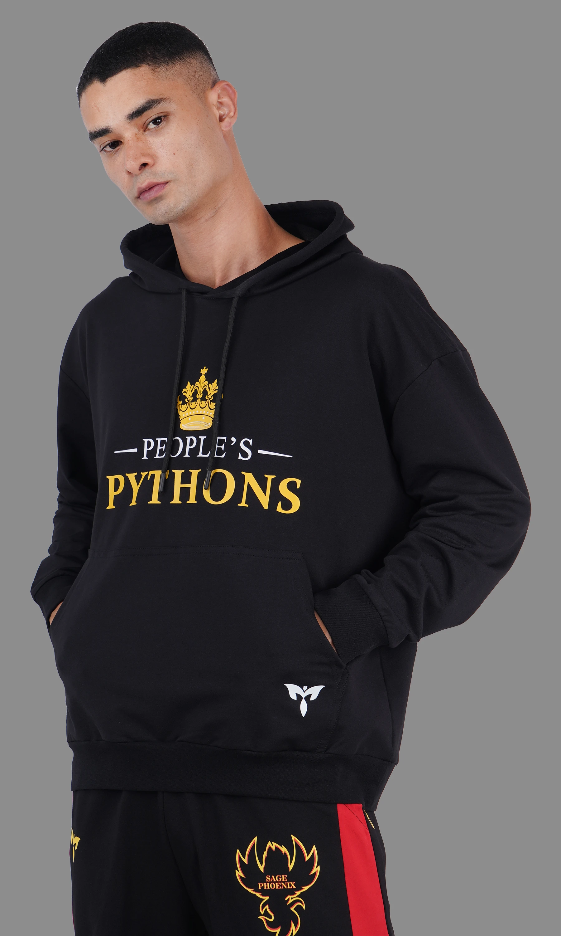 Hoodie 90%POLYESTER 10%NS SPANDEX