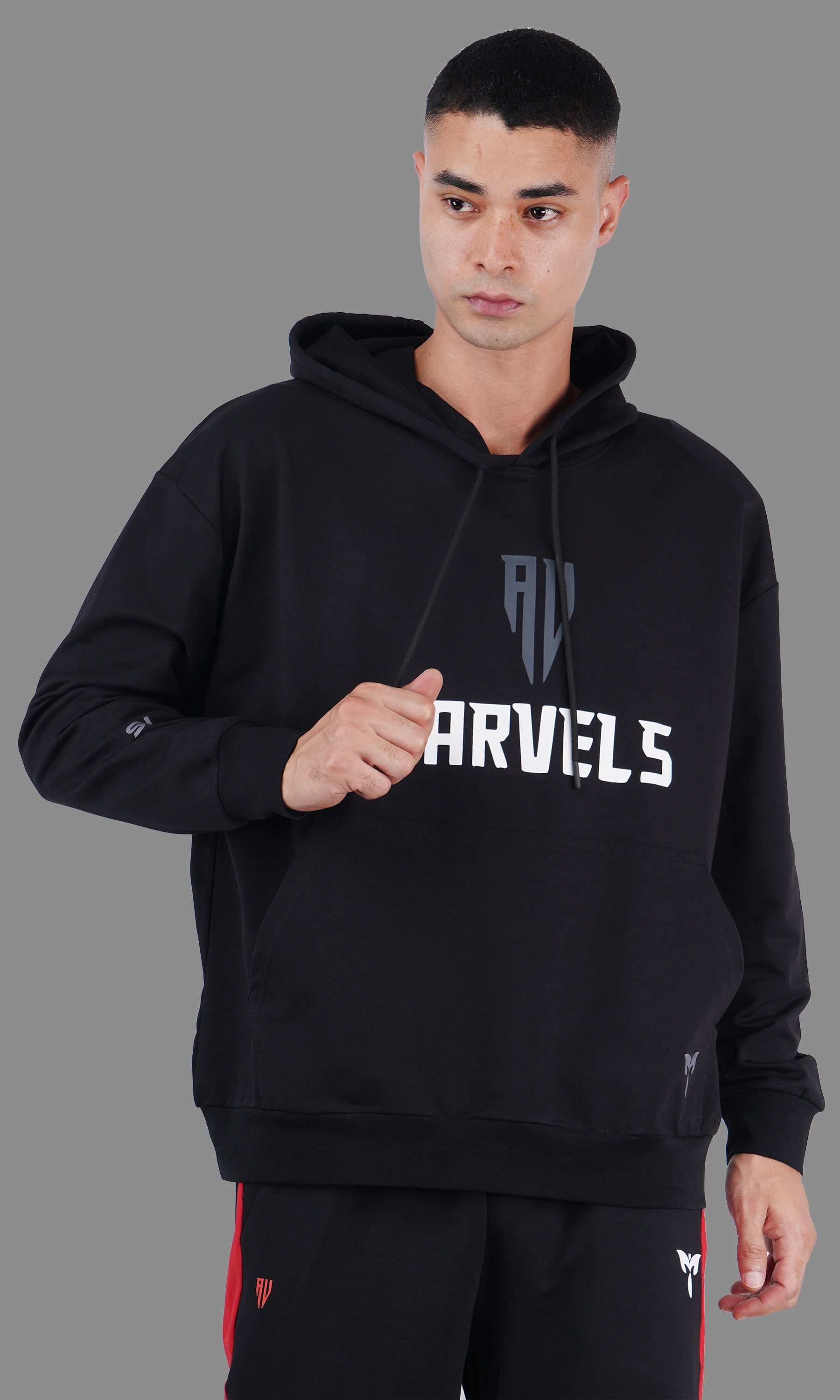 Hoodie 90%POLYESTER 10%NS SPANDEX
