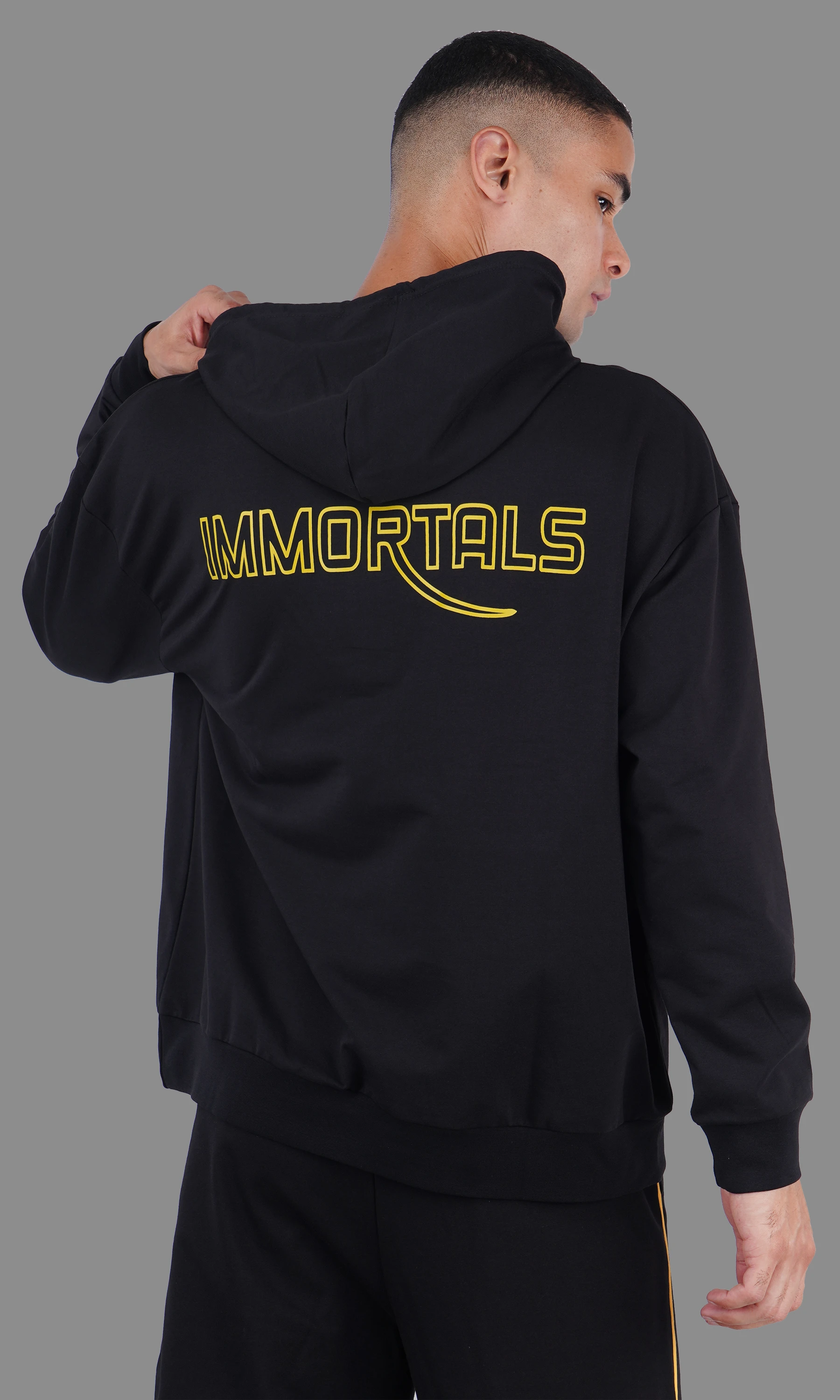 Hoodie 90%POLYESTER 10%NS SPANDEX