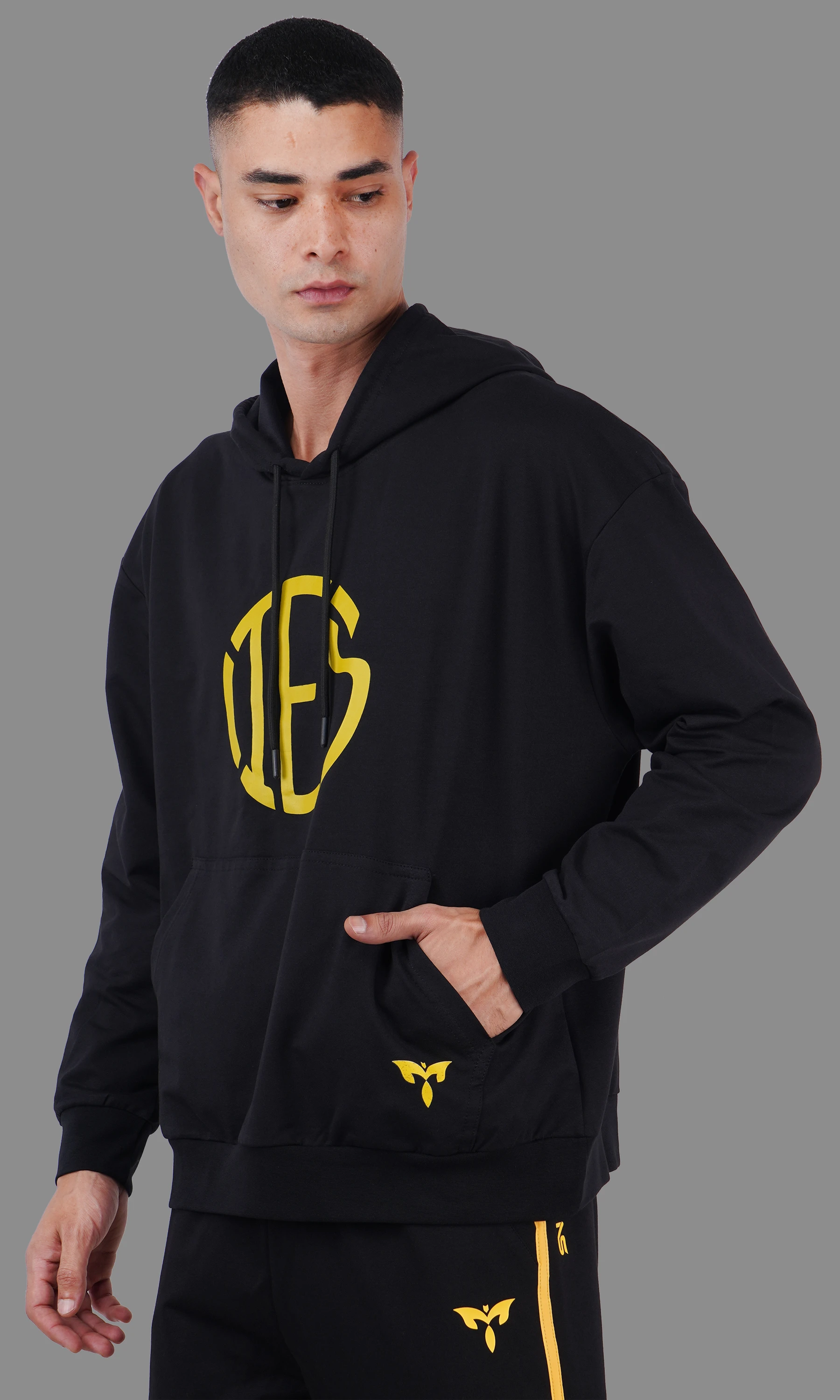 Hoodie 90%POLYESTER 10%NS SPANDEX