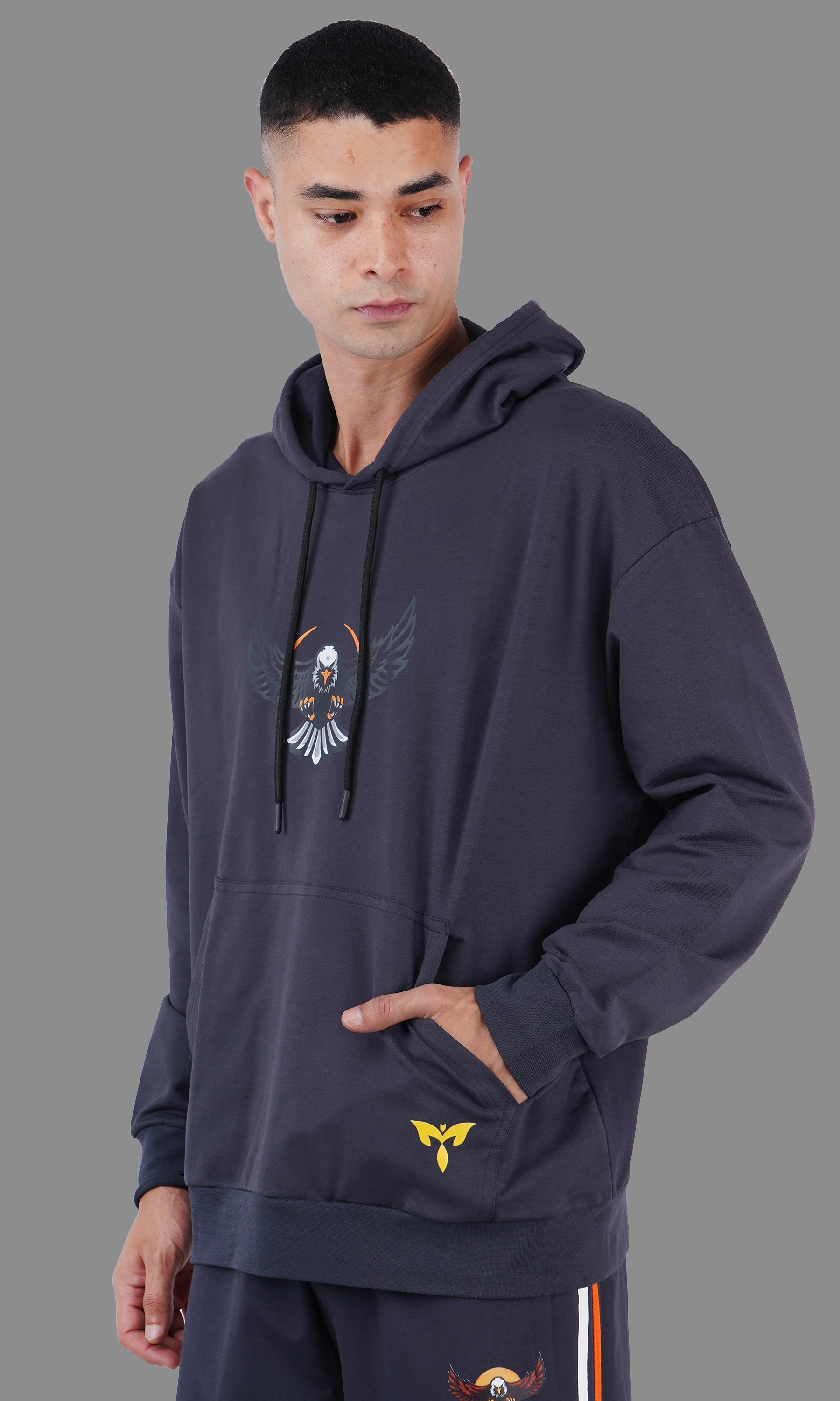 Hoodie 90%POLYESTER 10%NS SPANDEX