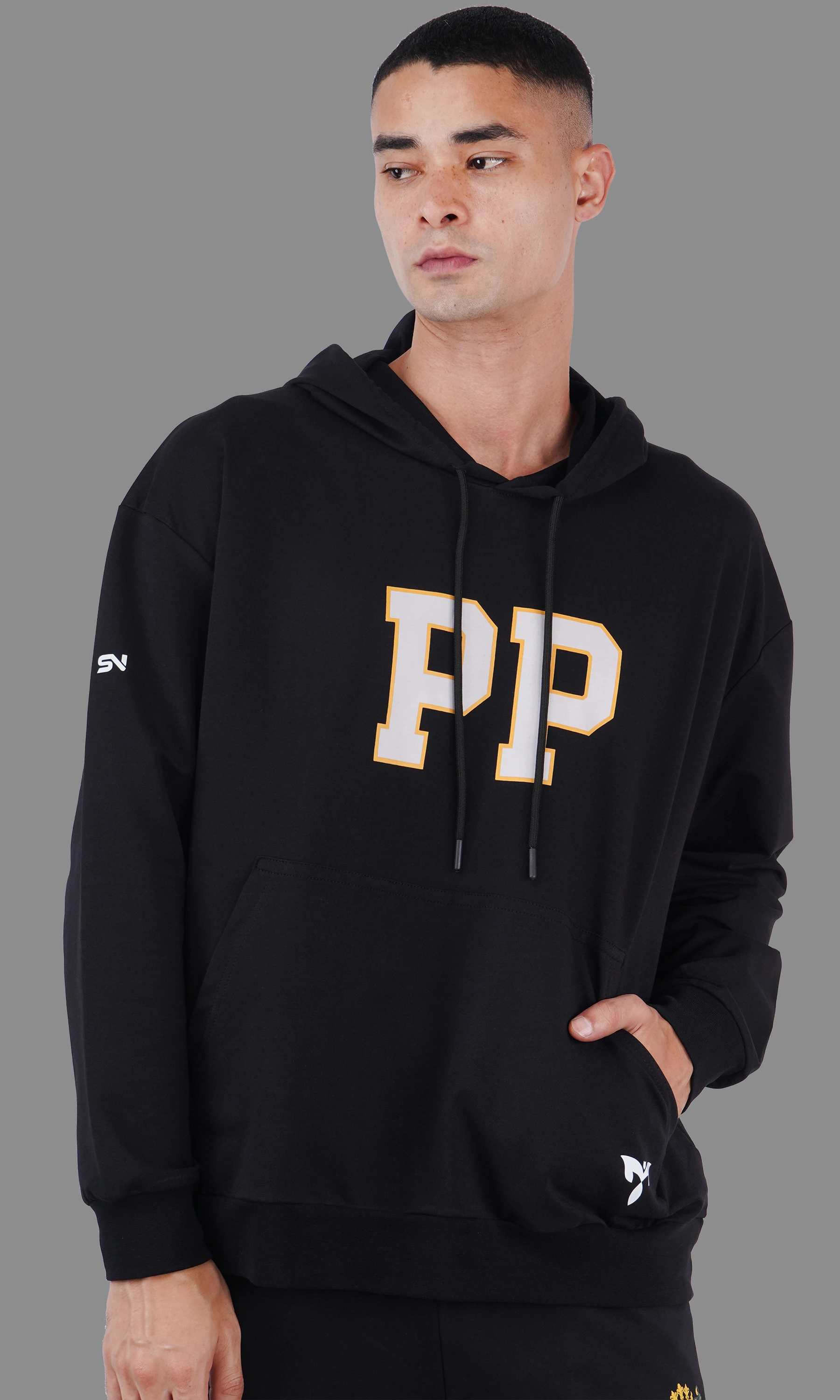 Hoodie 90%POLYESTER 10%NS SPANDEX