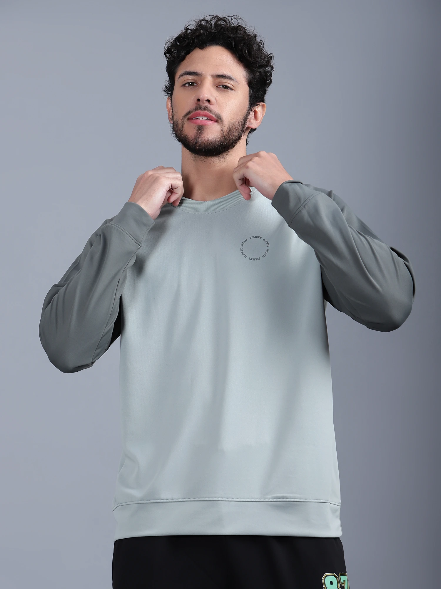 Sweat Shirt Full Sleeves Round Neck 100% polyester