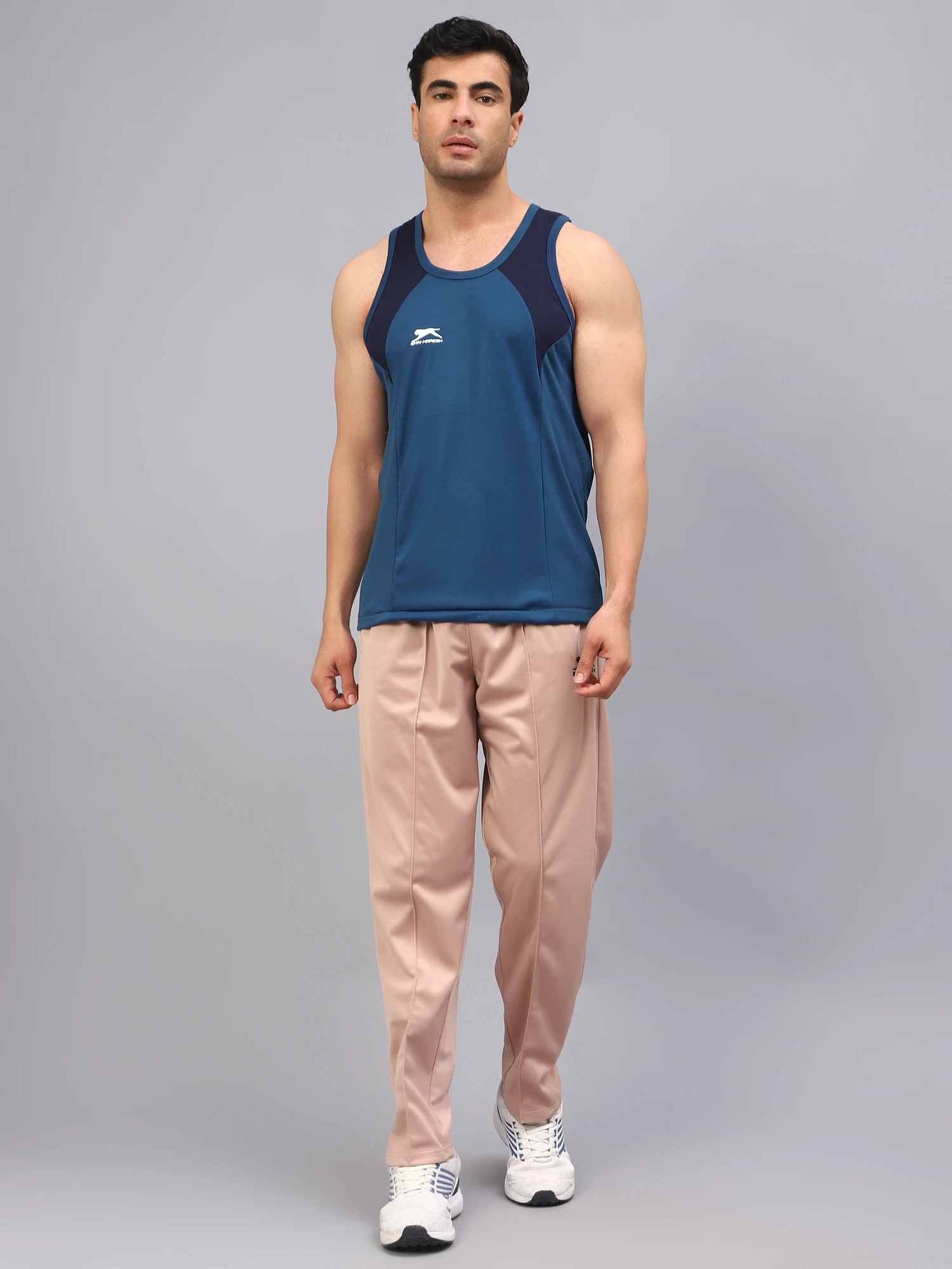 Vest Round Neck Spun Interlock
