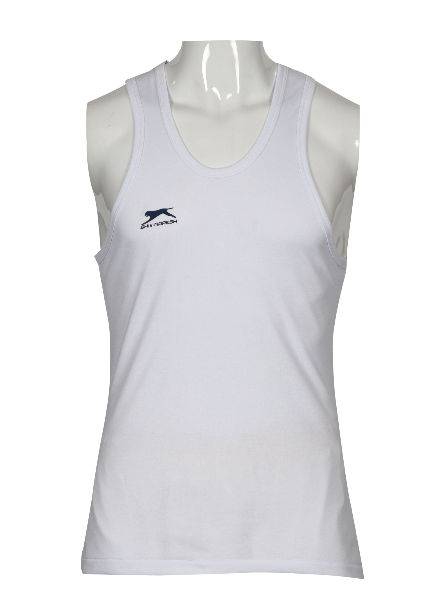 Vest Round Neck Spun Interlock